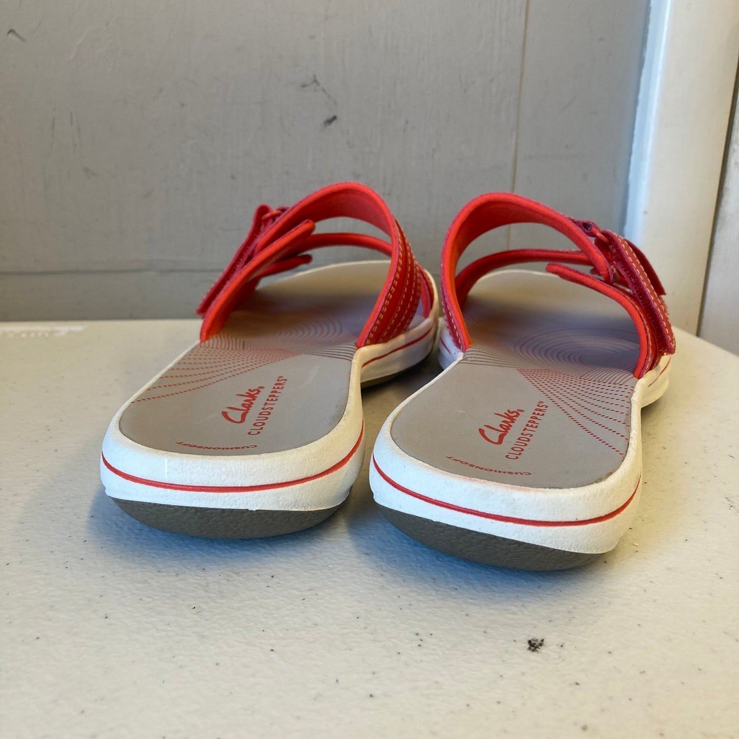 Sandals Sport By Clarks In Coral, Size:8