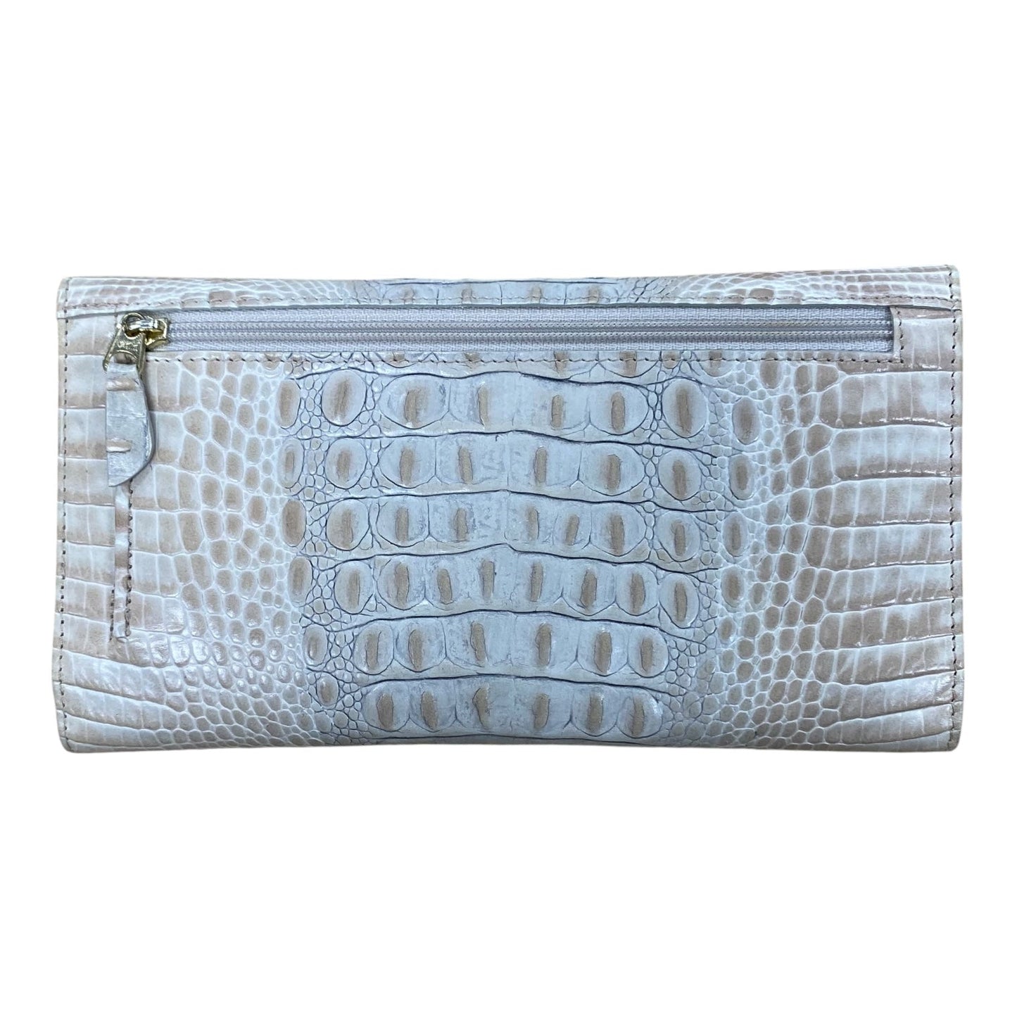 Wallet Designer By Brahmin In Tan, Size:Medium