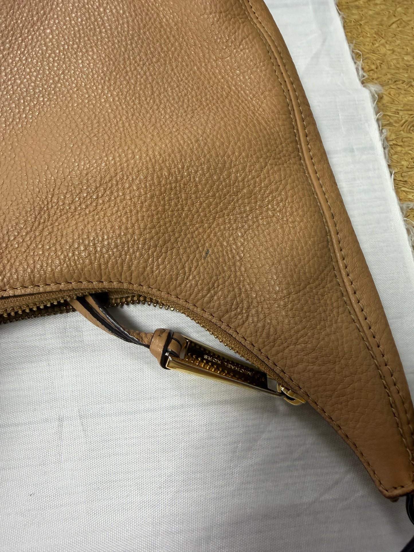 Handbag Designer By Michael Kors In Brown, Size:Medium