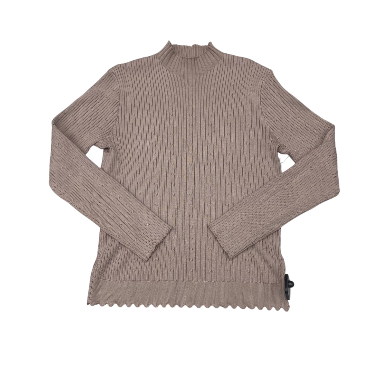 Sweater By Adrianna Papell In Mauve, Size:M