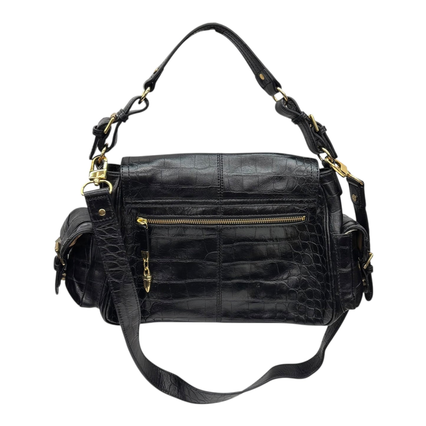 Handbag By Iman Hsn In Black, Size:Medium
