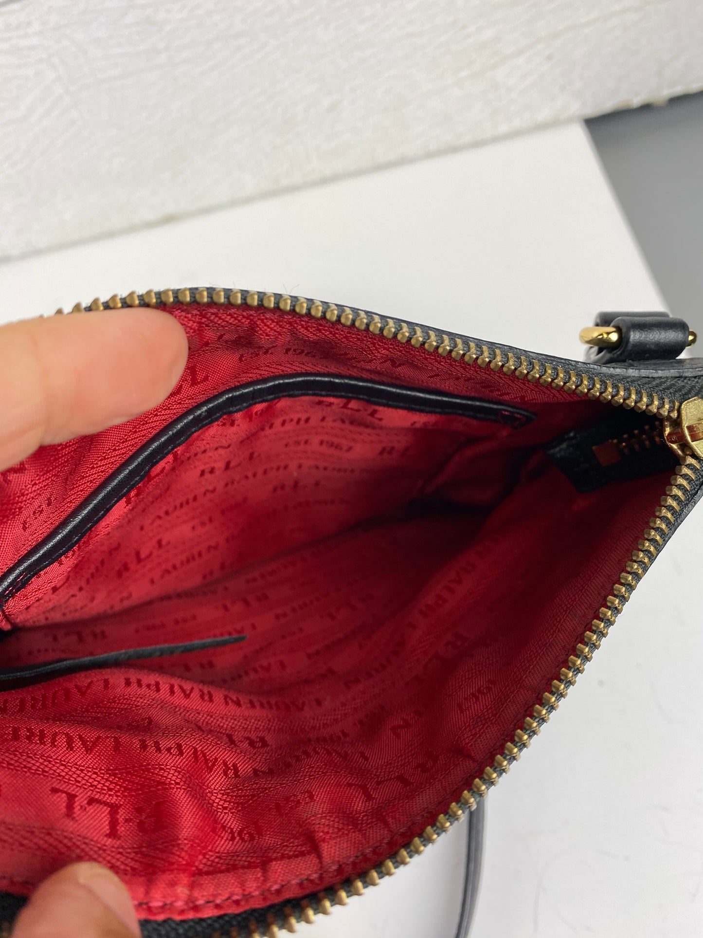 Crossbody Leather By Ralph Lauren, Size: Small