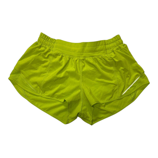 Athletic Shorts By Lululemon In Green, Size:8