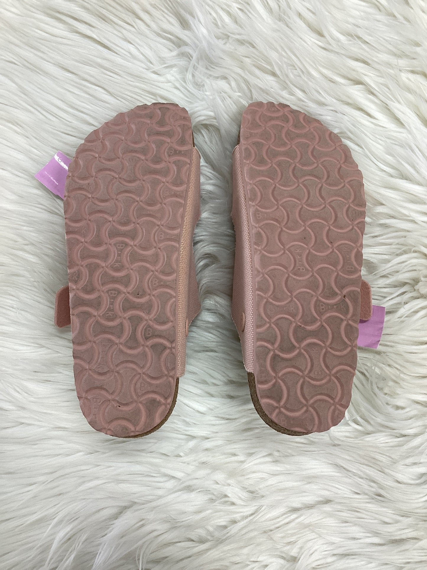 Sandals Flats By Birkenstock In Pink, Size:8.5