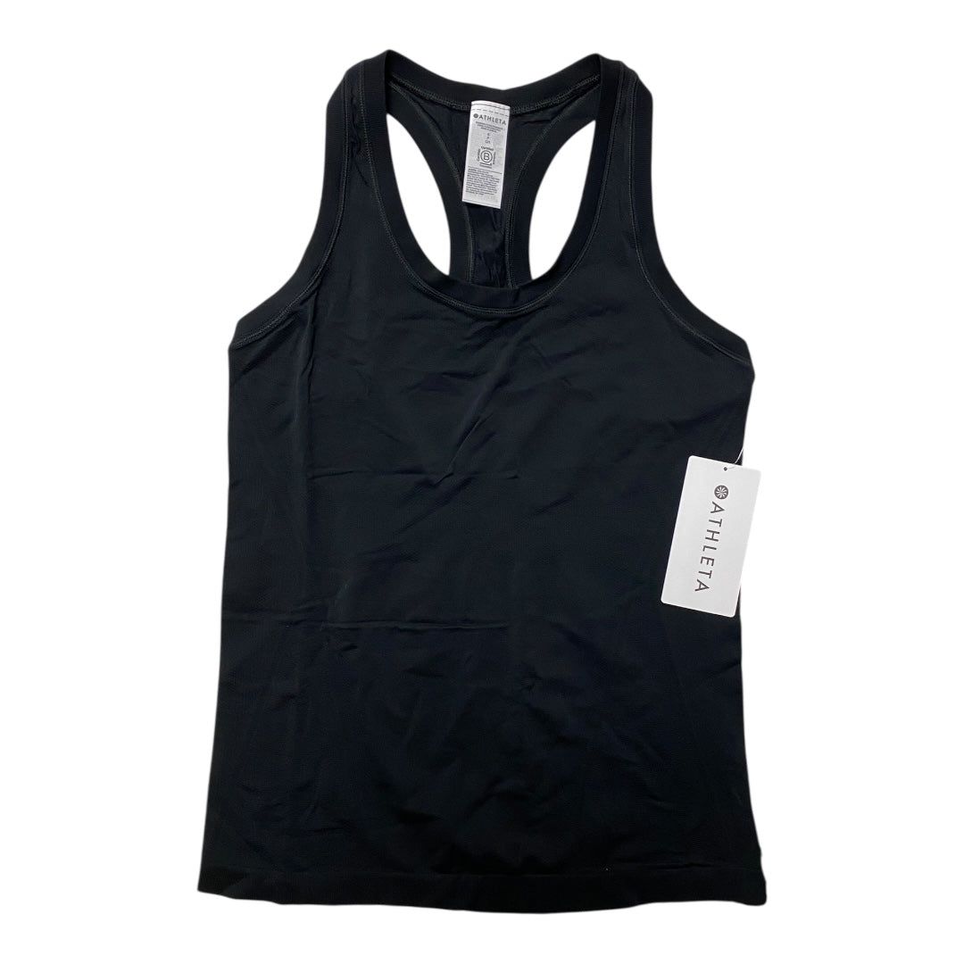 Athletic Tank Top By Athleta In Black, Size:S