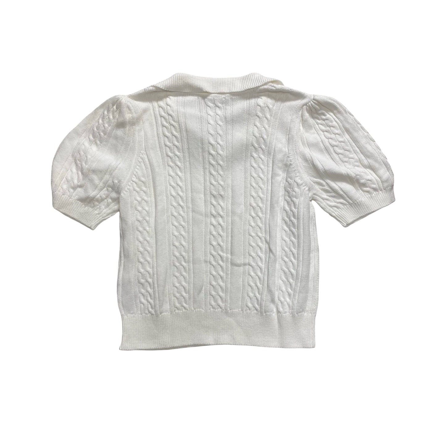Sweater Ss By On 34Th In White, Size:Xxl