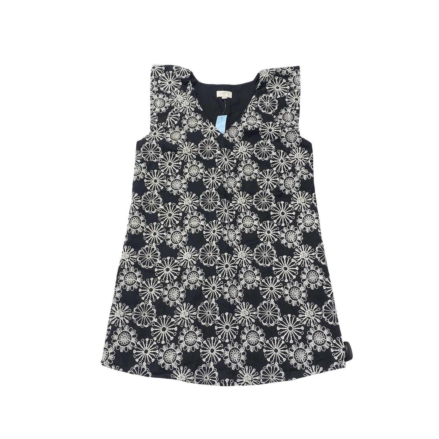 Dress Party Short By Loft In Black & White, Size:Lp