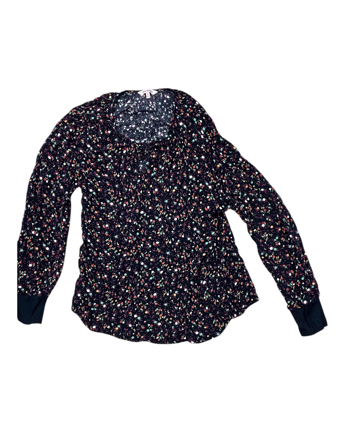Top Ls By Juicy Couture In Black, Size:M