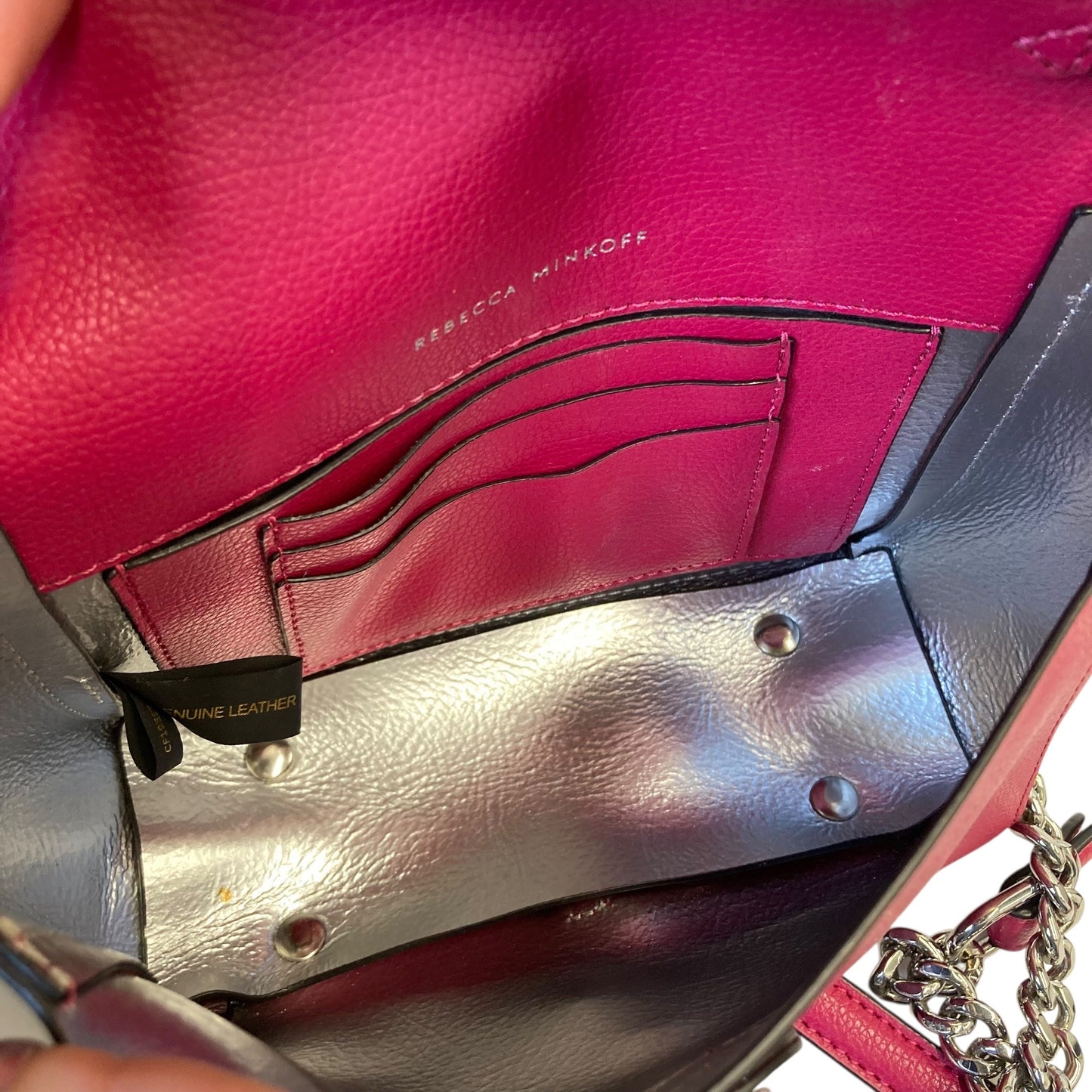 Crossbody Designer By Rebecca Minkoff In Pink, Size:Small