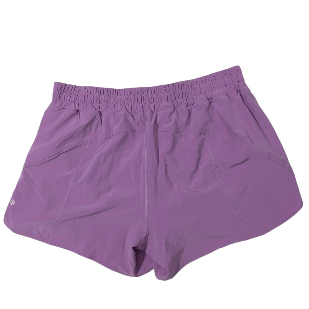 Athletic Shorts By Lululemon In Purple, Size: 20