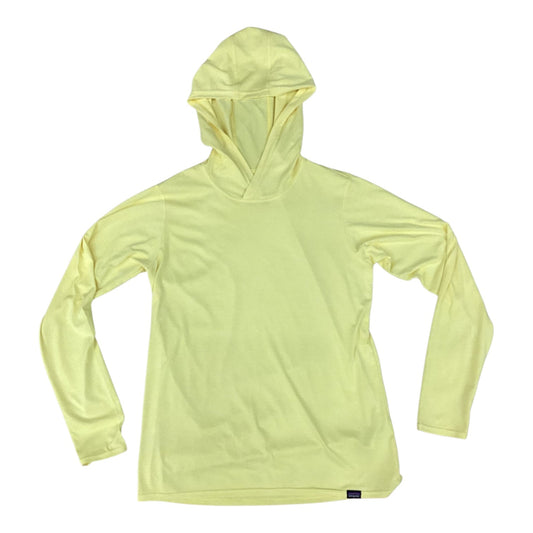 Athletic Top Ls Hoodie By Patagonia In Yellow, Size:S