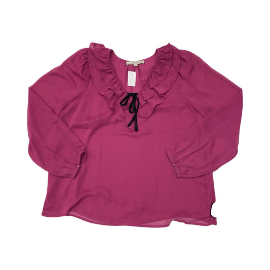 Top Ls By Loft In Pink, Size:L