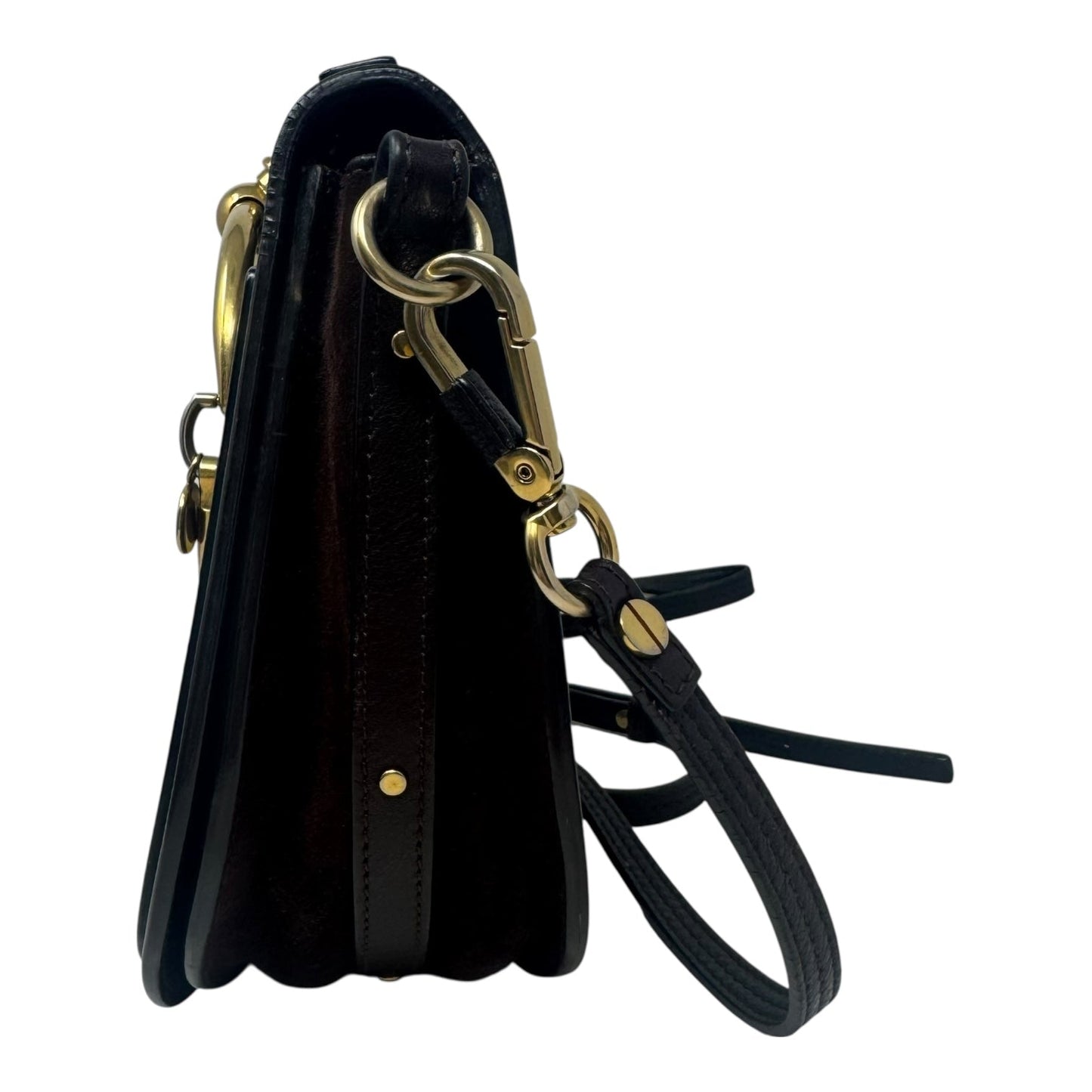 Nile Leather & Suede Bracelet Crossbody Handbag Luxury Designer By Chloe, Size: Small