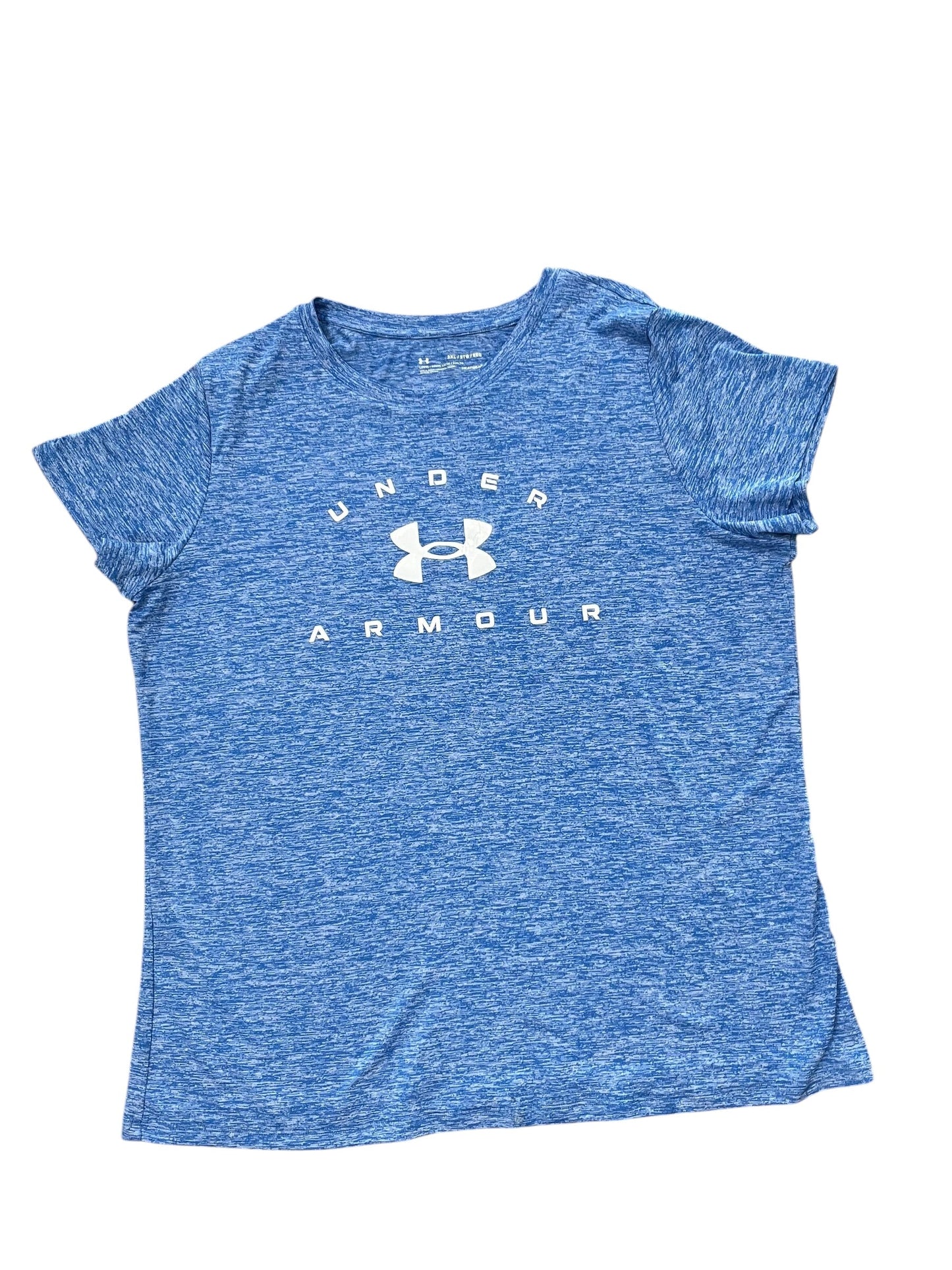 Athletic Top Ss By Under Armour In Blue, Size:2X