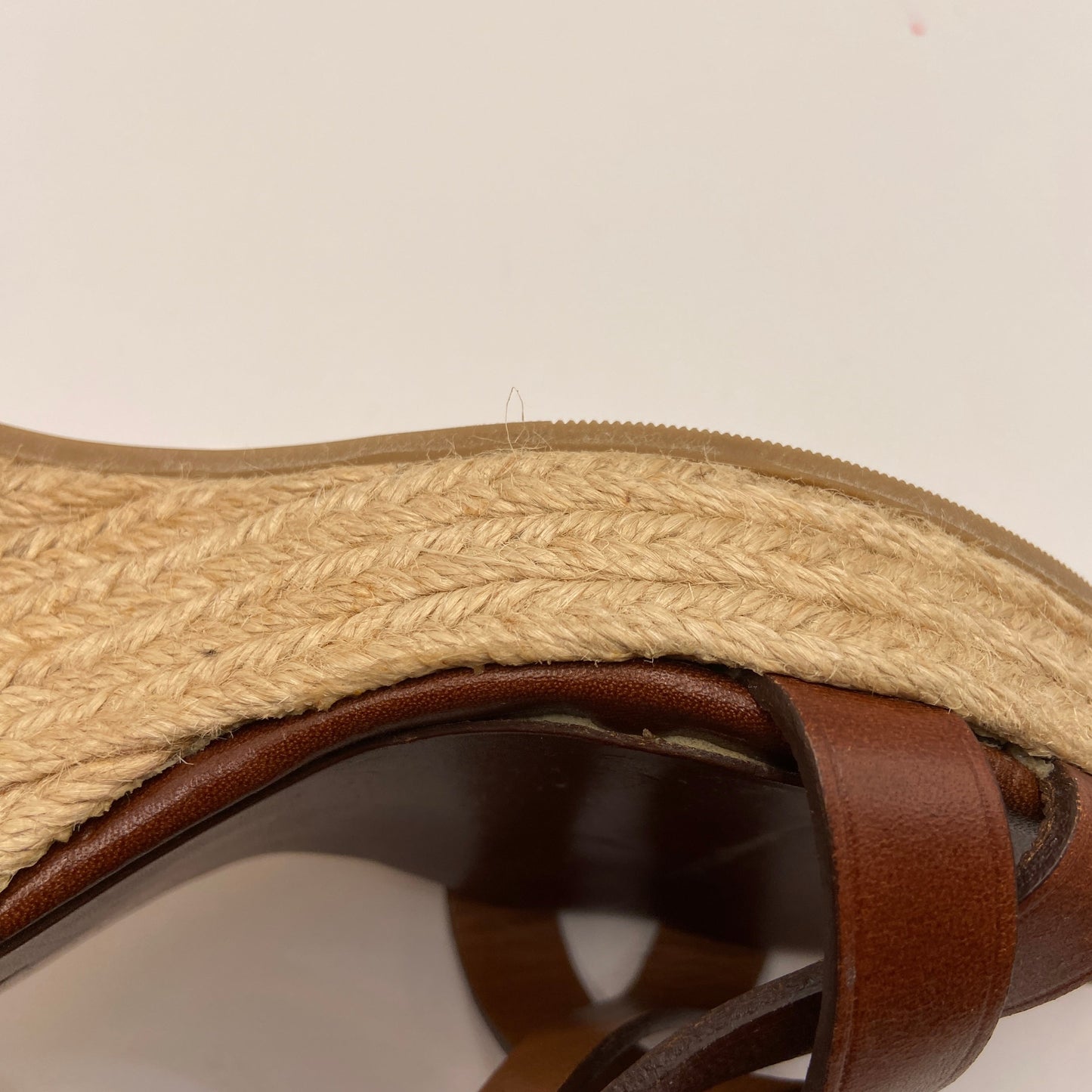 Sandals Luxury Designer By Burberry In Brown, Size: 10
