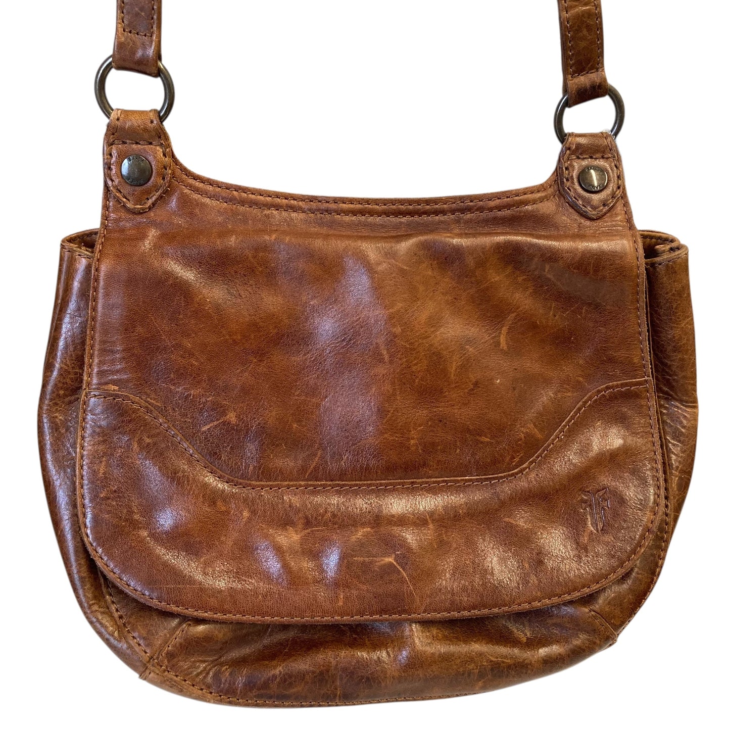Crossbody Designer By Frye In Brown, Size:Medium