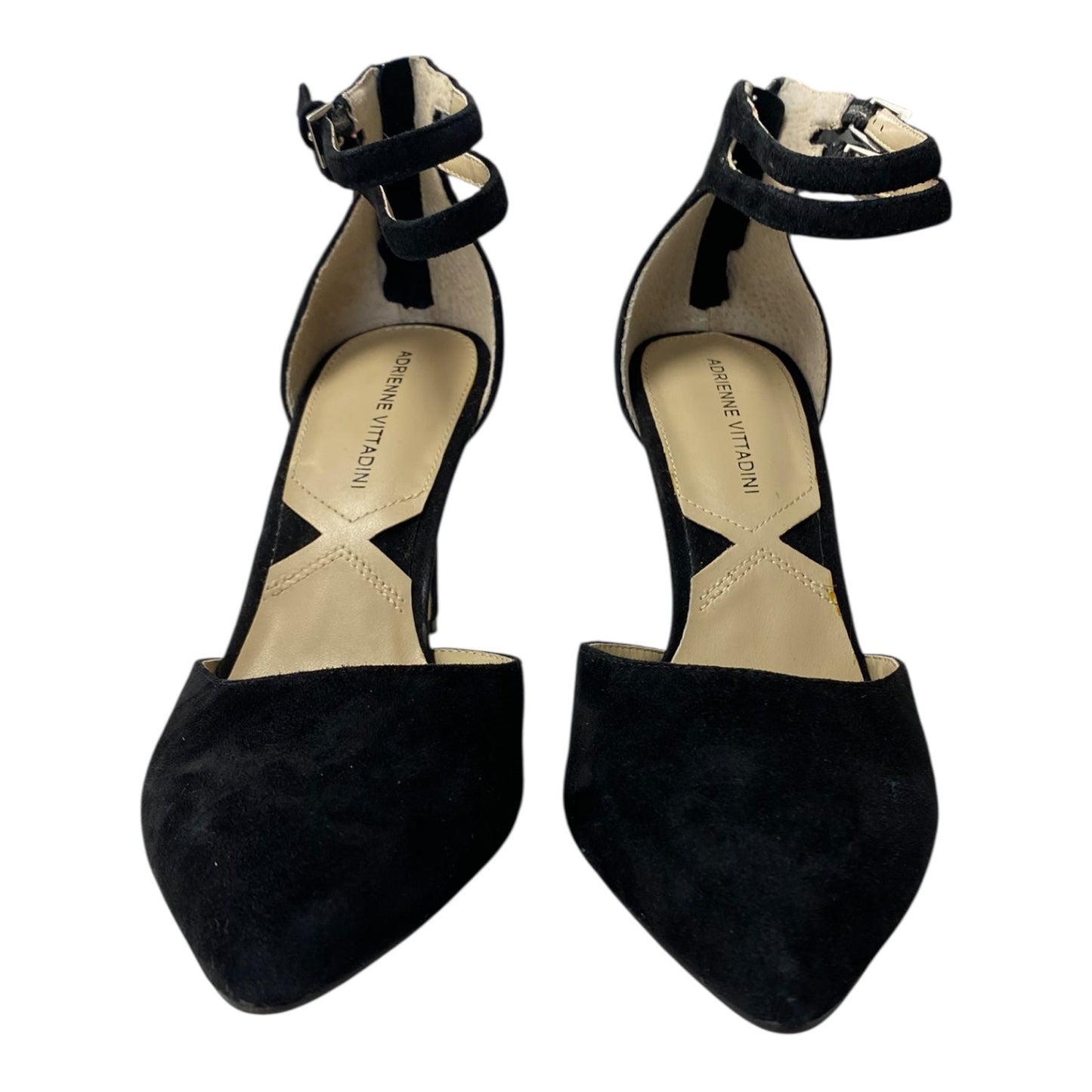 Shoes Heels Stiletto By Adrienne Vittadini In Black, Size:8