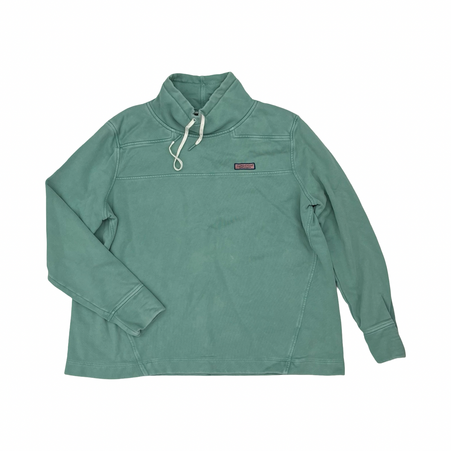Sweatshirt Collar By Vineyard Vines In Green, Size:Xl