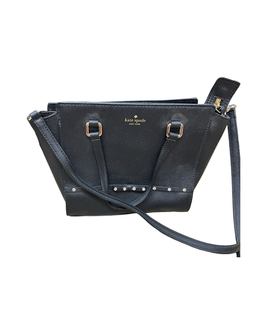 Crossbody Designer By Kate Spade In Black, Size:Small