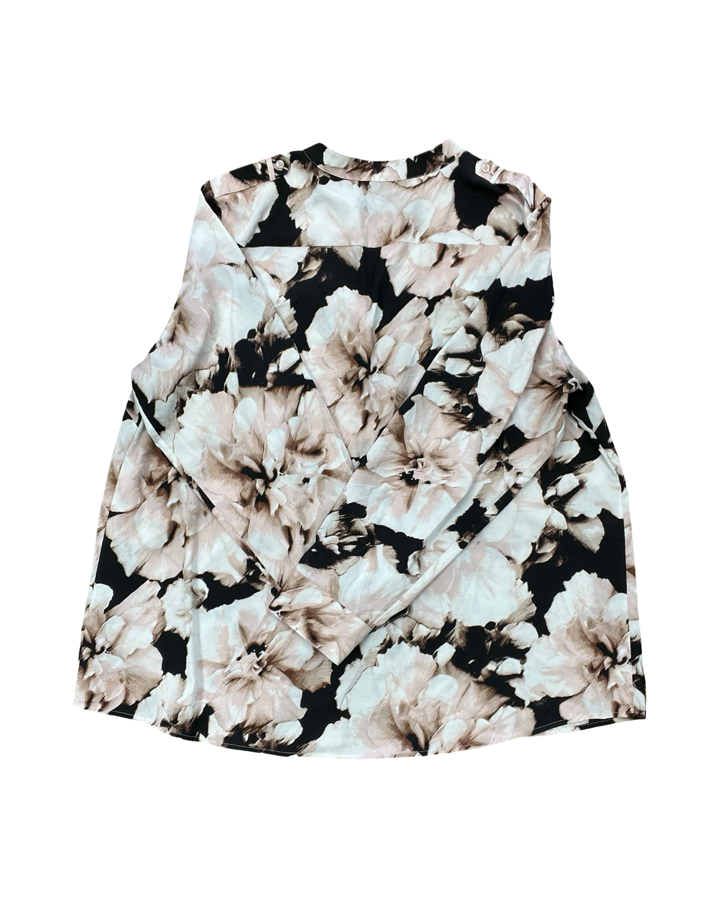 Blouse Ls By Calvin Klein In Pink, Size:1X