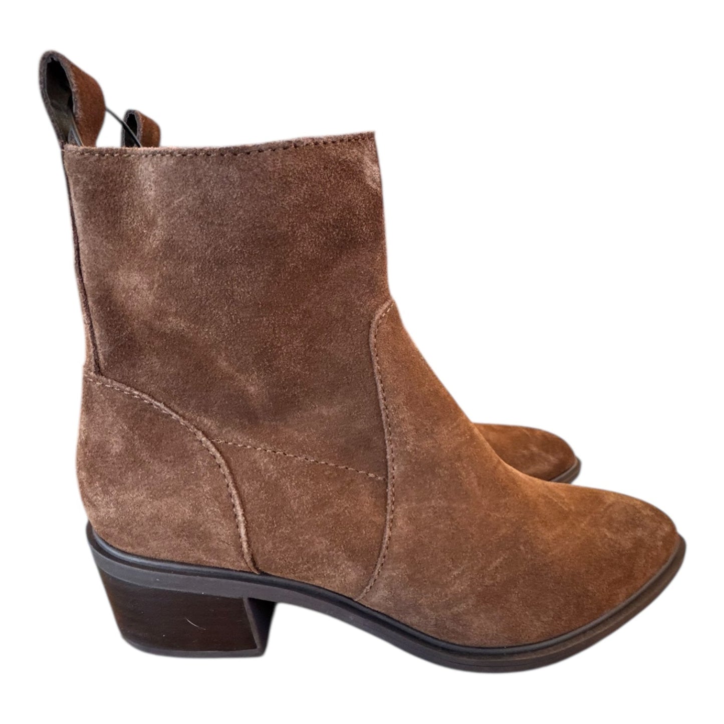 Boots Ankle Heels By Dolce Vita In Brown, Size:8