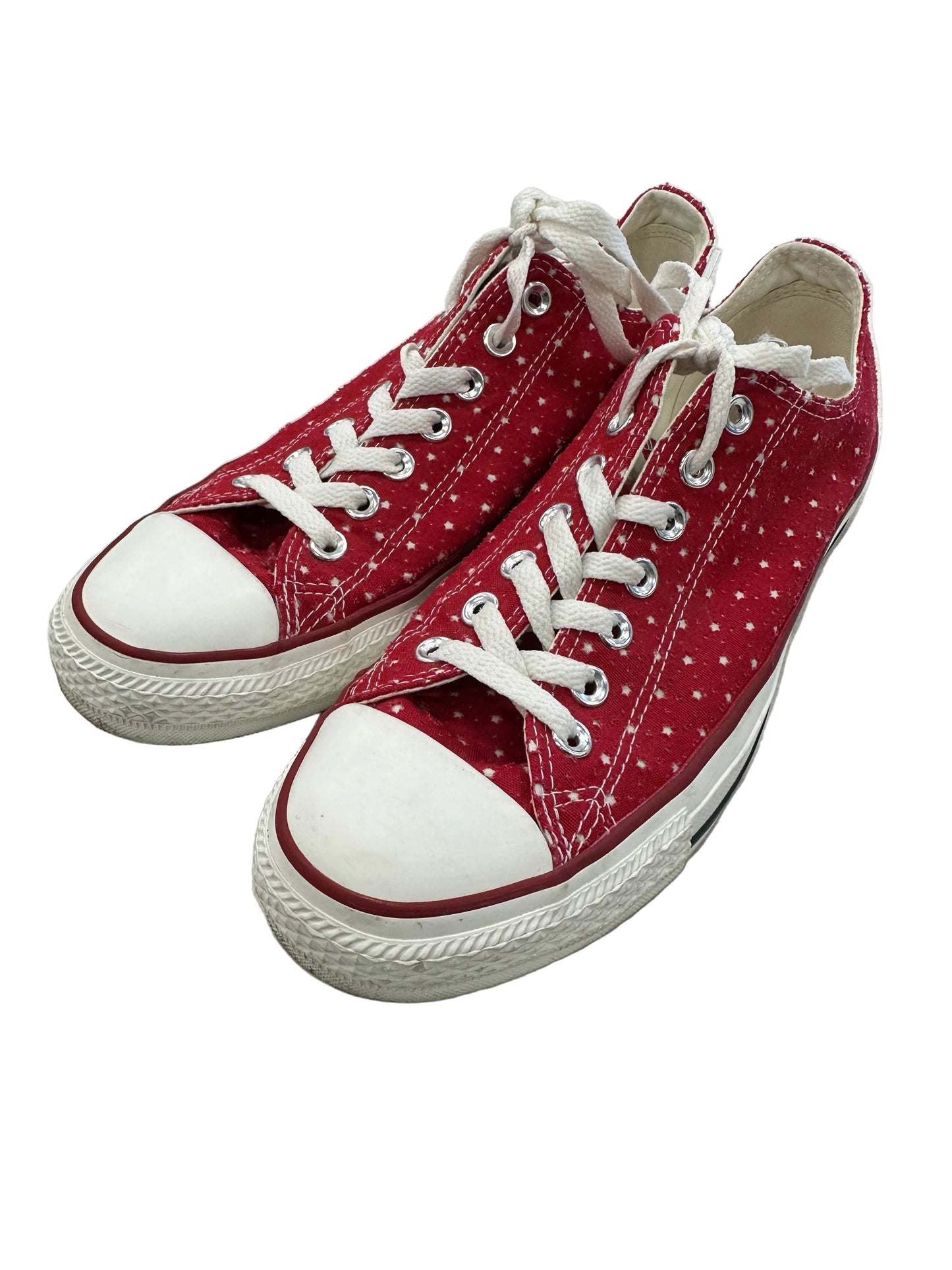 Shoes Sneakers By Converse In Red & White, Size:10.5