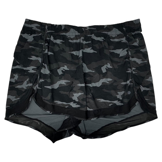 Shorts By Athleta In Camouflage Print, Size: 2x