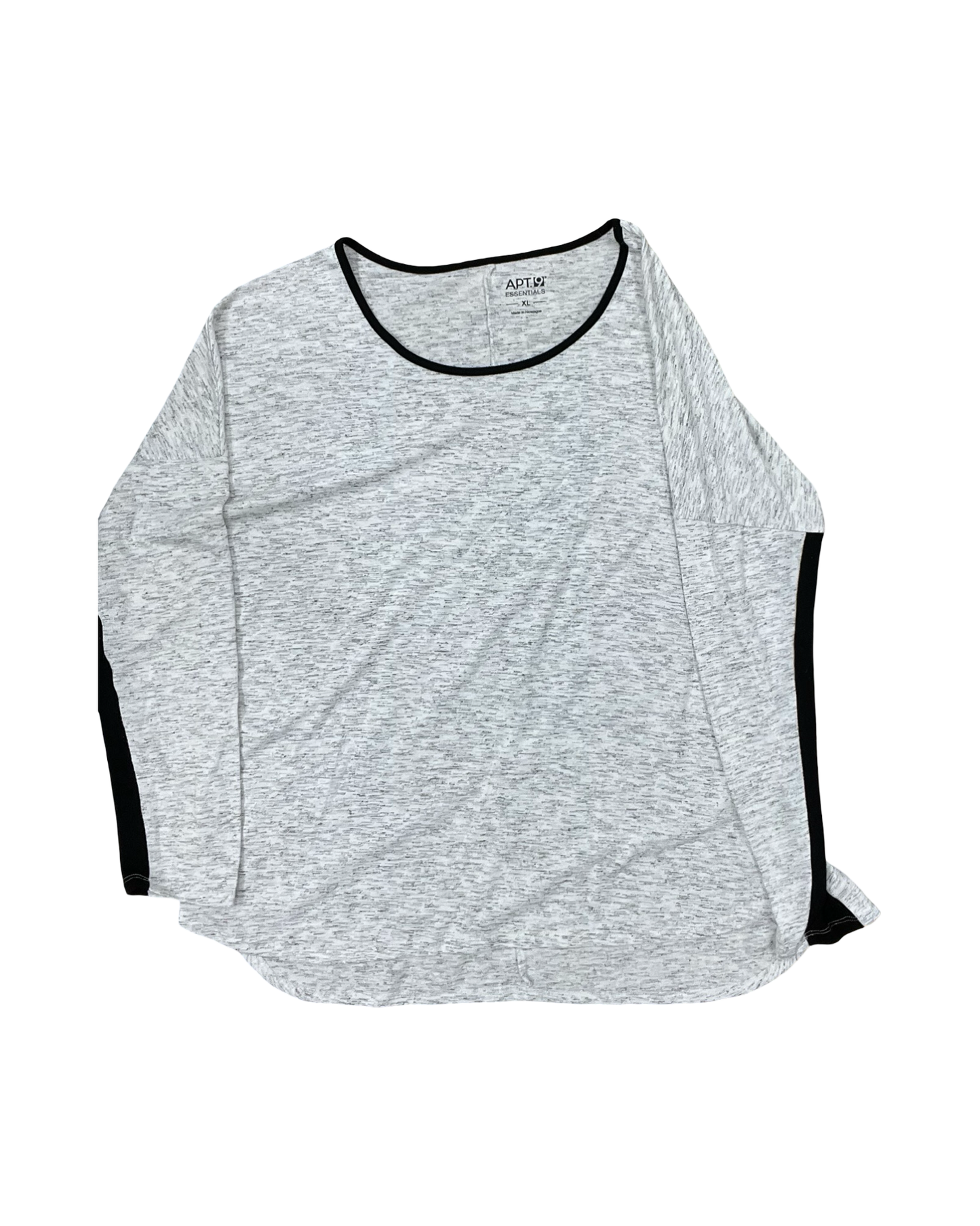 Top Ls By Apt 9 In Grey, Size:Xl