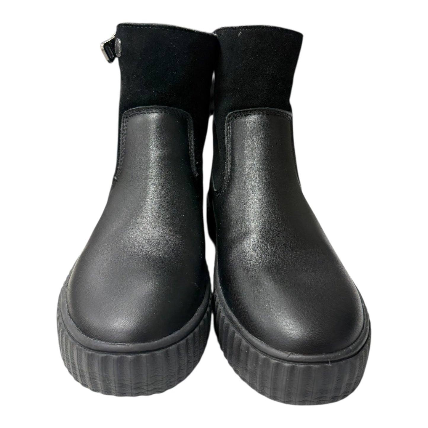 Boots Ankle Flats By Cmc In Black, Size:10