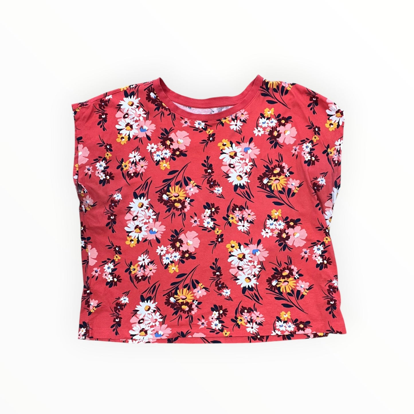 Top Ss By Loft In Floral Print, Size:Xl