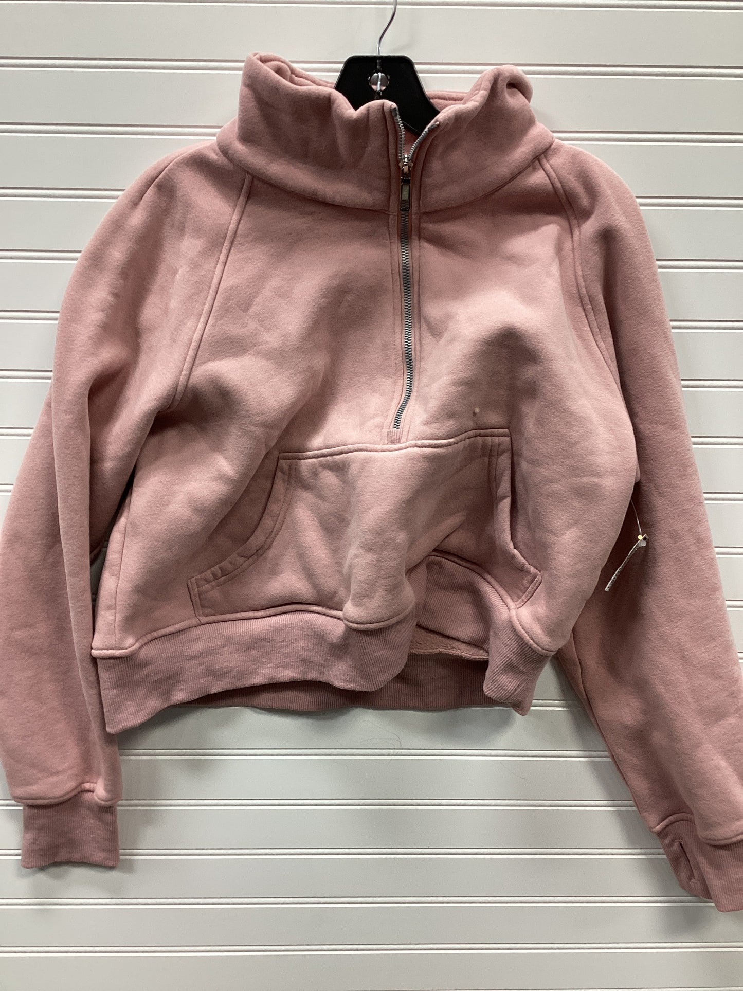 Athletic Top Ls Collar By Automet In Pink, Size:M