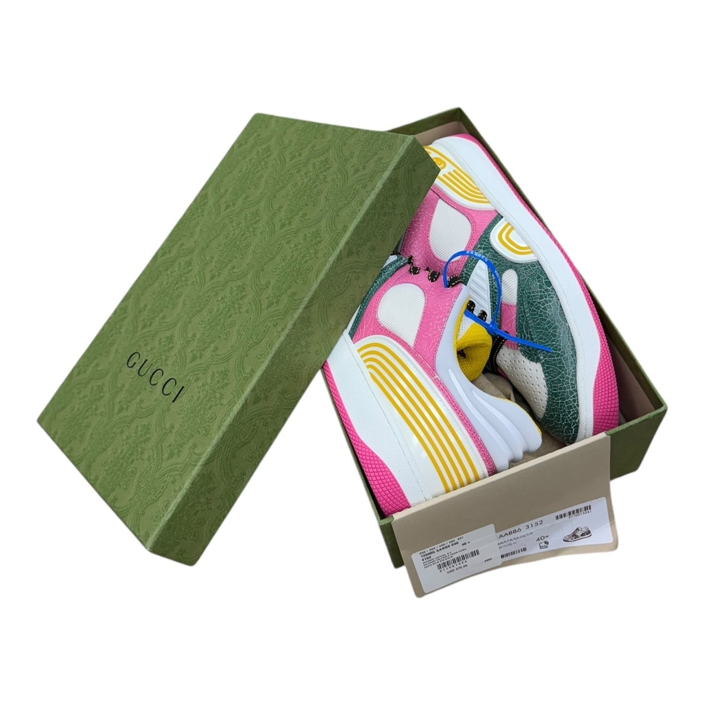 Shoes Luxury Designer By Gucci In Multi, Size:9.5