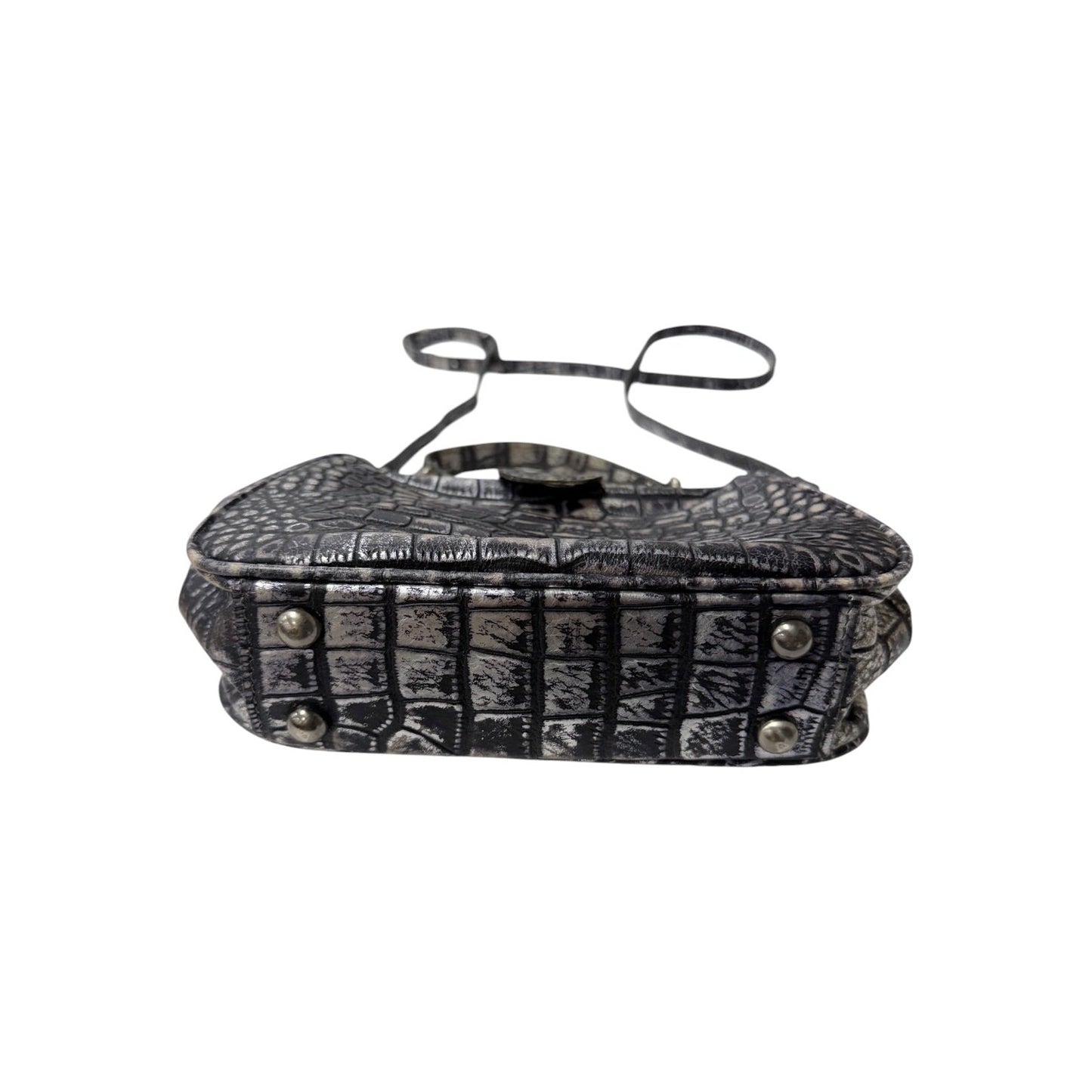 Crossbody Designer By Patricia Nash In Silver, Size:Small