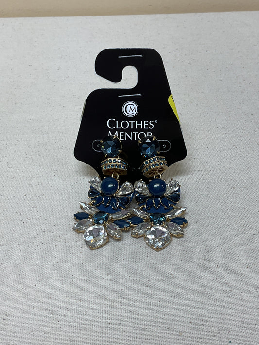 Earrings Statement By J. Crew In Blue & Gold