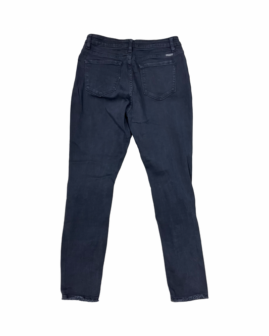 Jeans Skinny By Kancan In Black Denim, Size:10