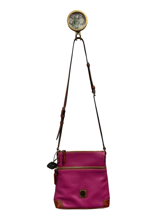 Handbag Designer By Dooney And Bourke In Pink & Tan, Size:Medium
