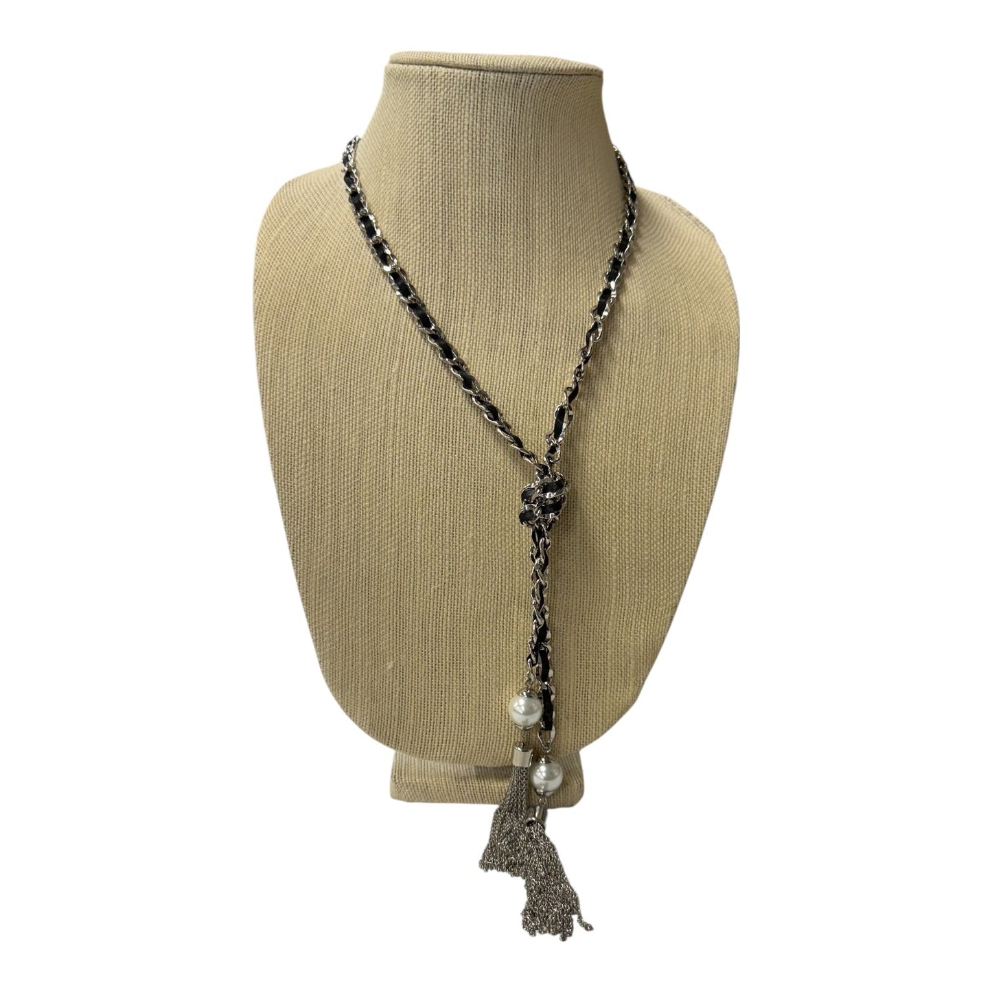 Necklace Pendant By White House Black Market In Black & Silver