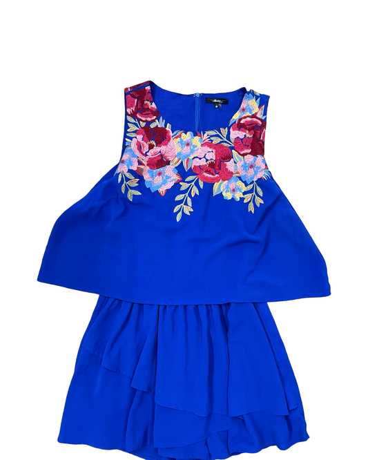 Dress Party Short By Andree By Unit In Blue, Size:2X