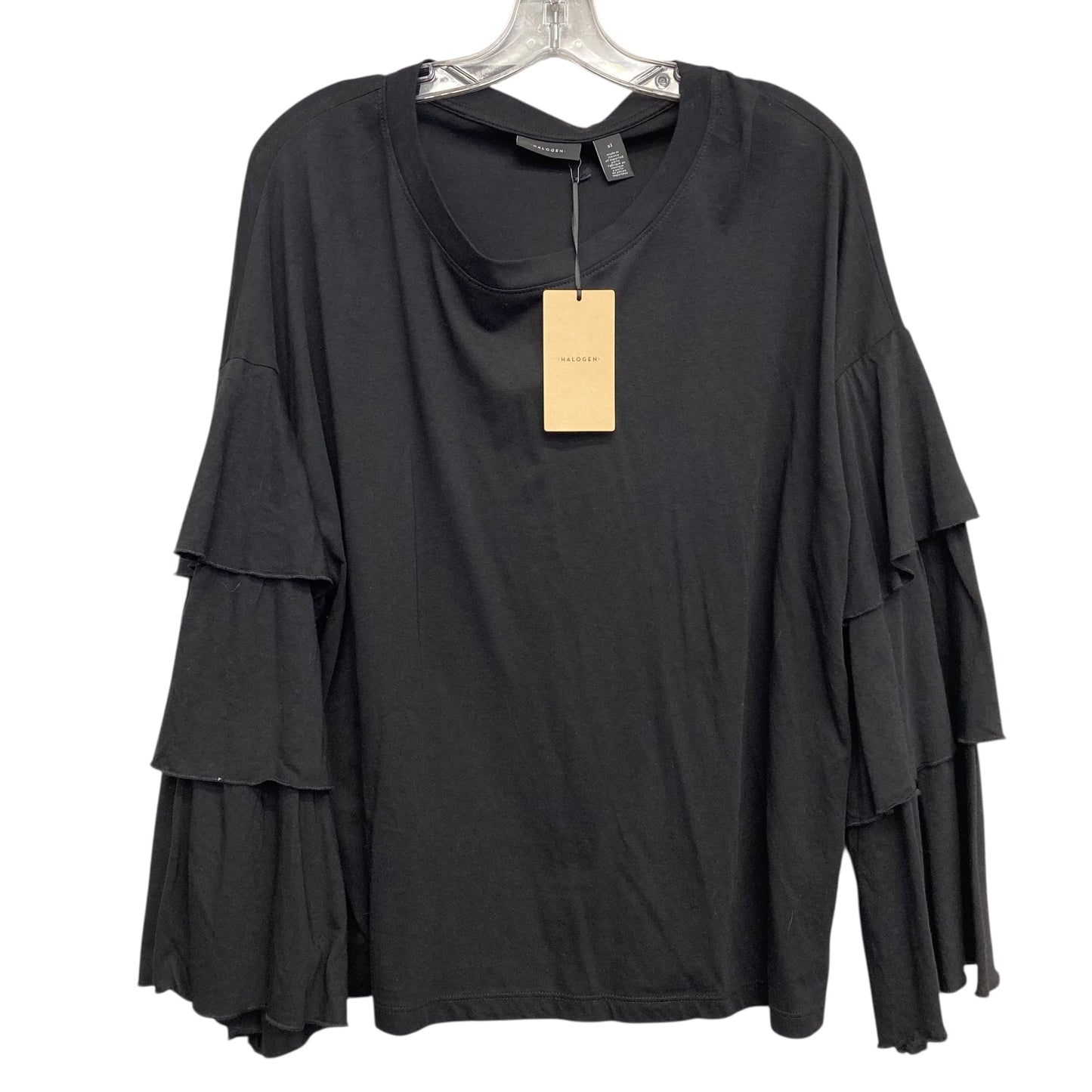 Top Ls Basic By Halogen In Black, Size:Xl