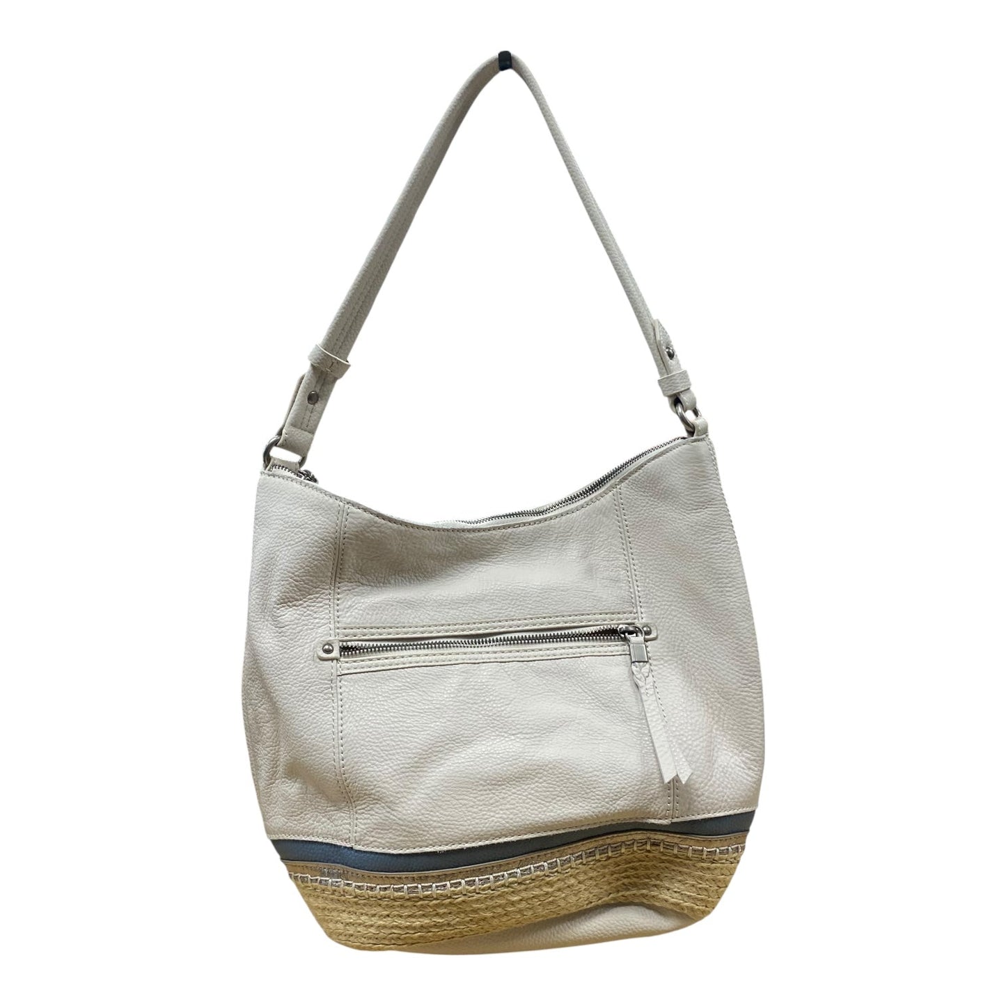 Handbag Leather By The Sak In Cream, Size:Medium