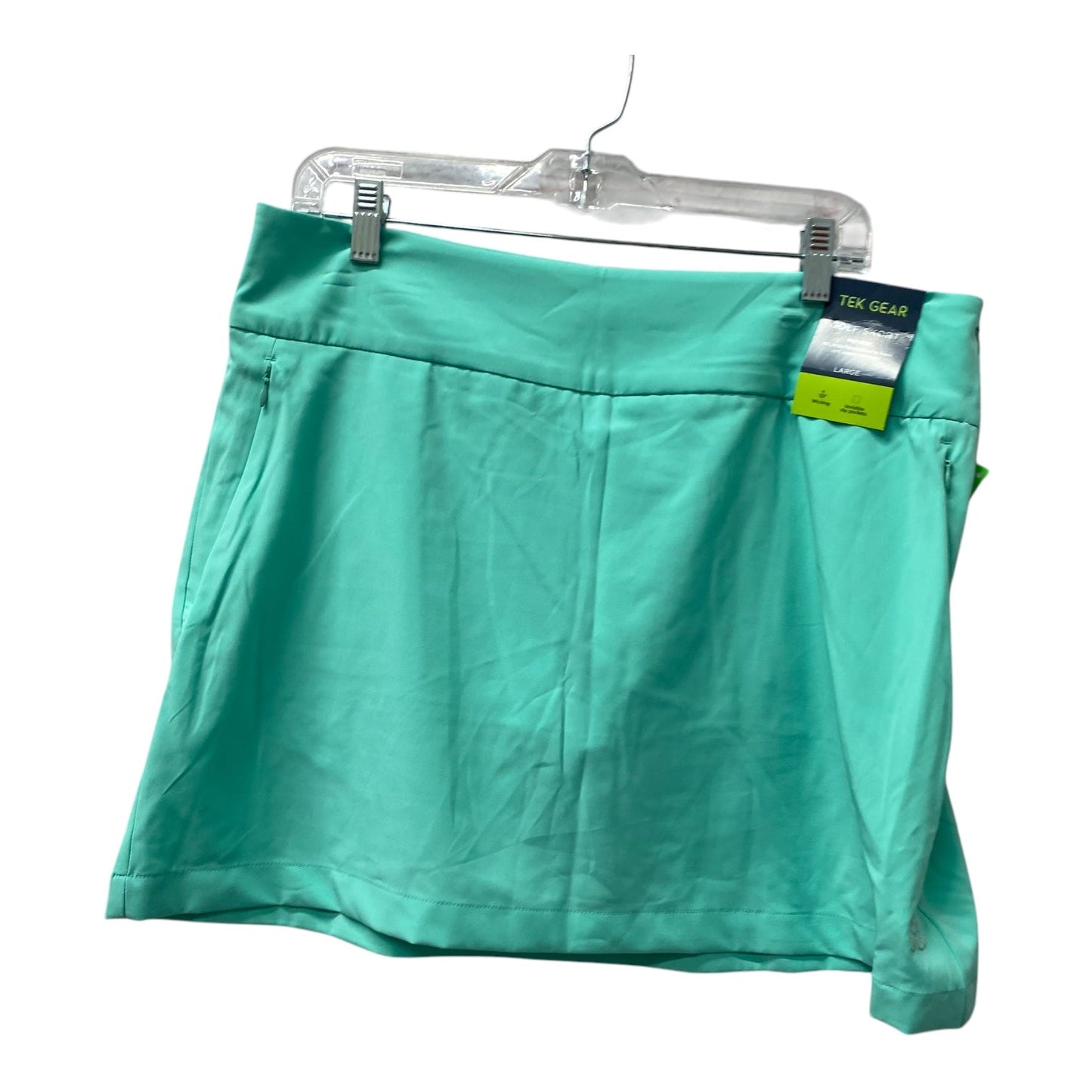 Athletic Skort By Tek Gear In Green, Size:L