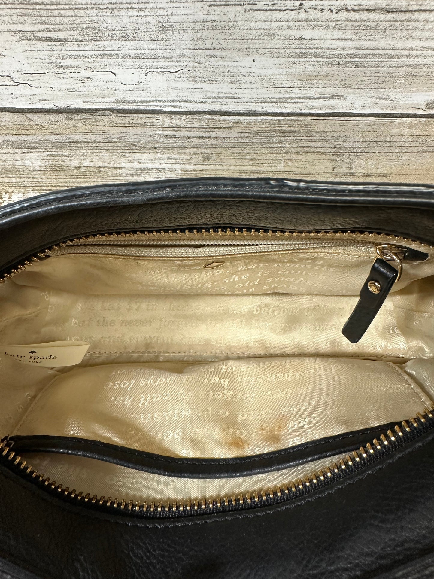 Crossbody Designer By Kate Spade In Black, Size:Small