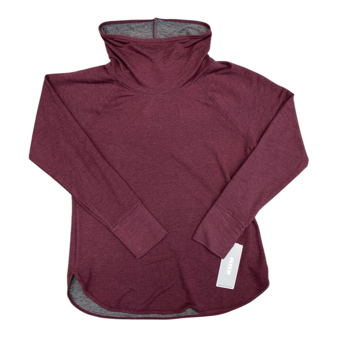 Athletic Top Ls Collar By Rbx In Red, Size:L