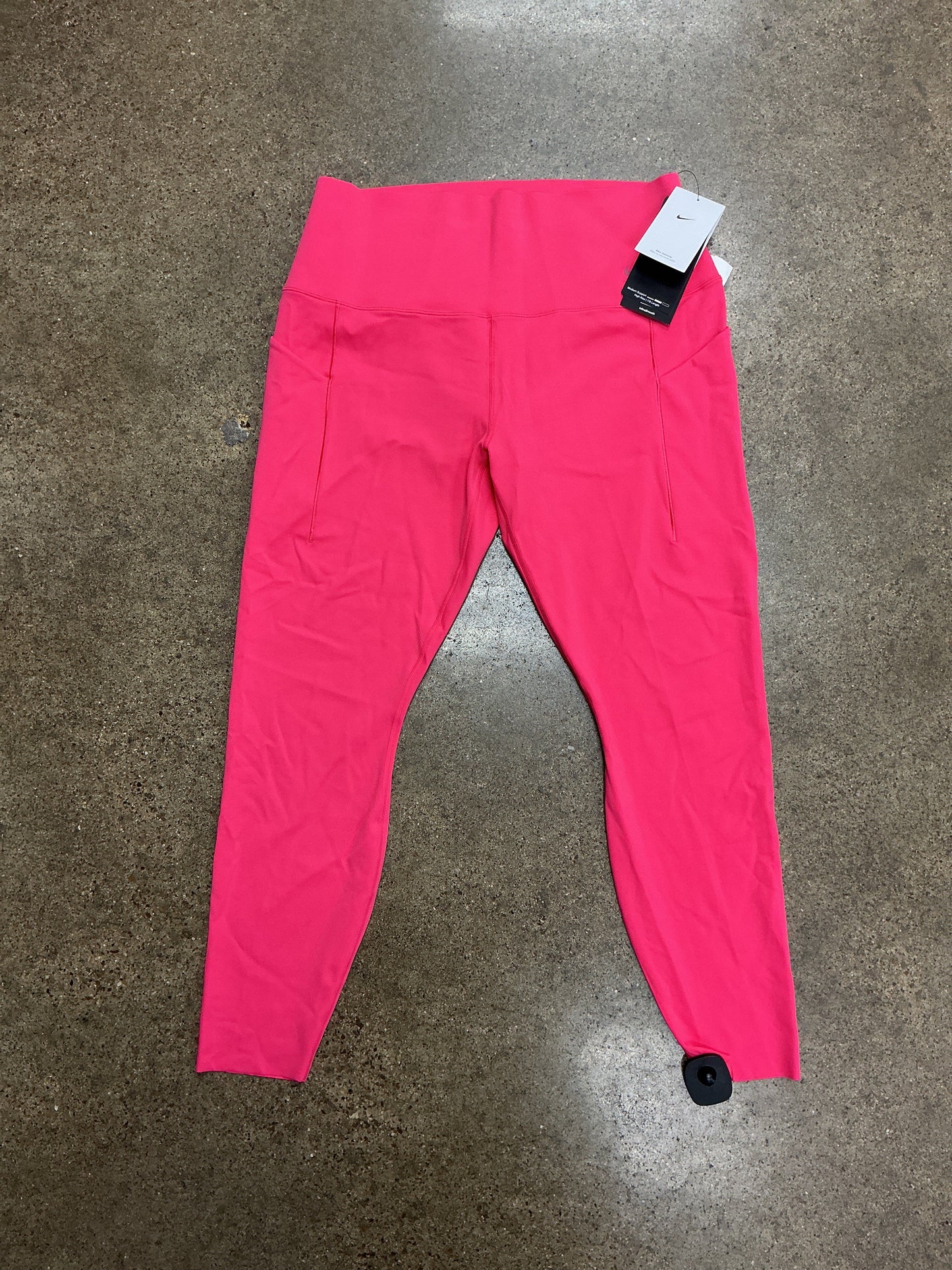 Athletic Leggings By Nike Apparel In Pink, Size:Xl
