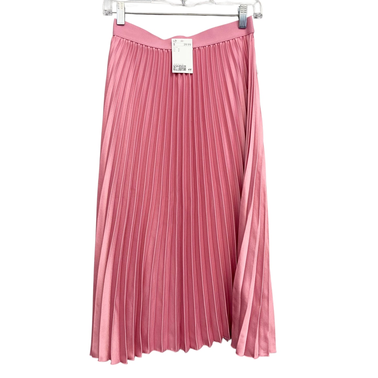Skirt Midi By H&M In Pink, Size:4
