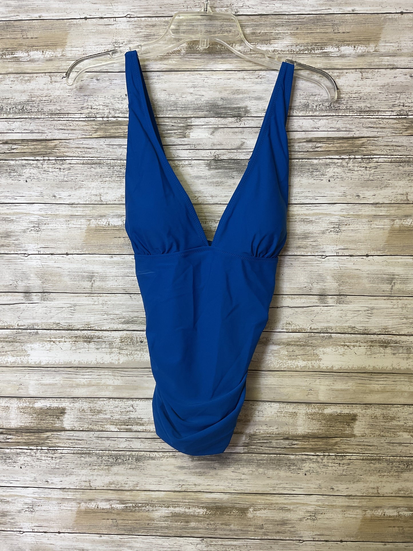 Swimsuit Top By Clothes Mentor In Blue, Size:L as-is