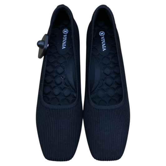 Shoes Heels Block By Vivaia In Black, Size:11.5
