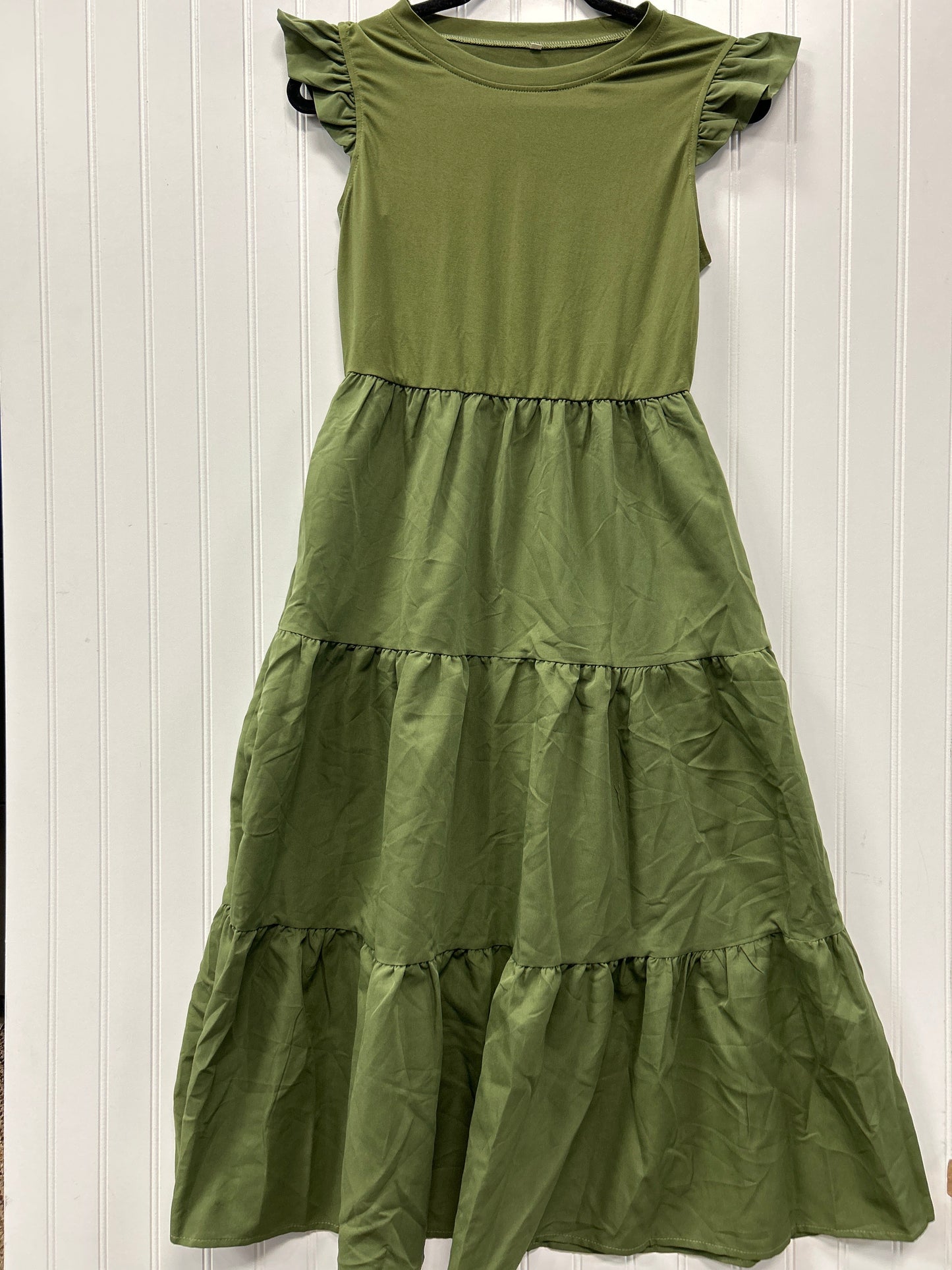 Dress Casual Maxi By Cmc In Green, Size:M