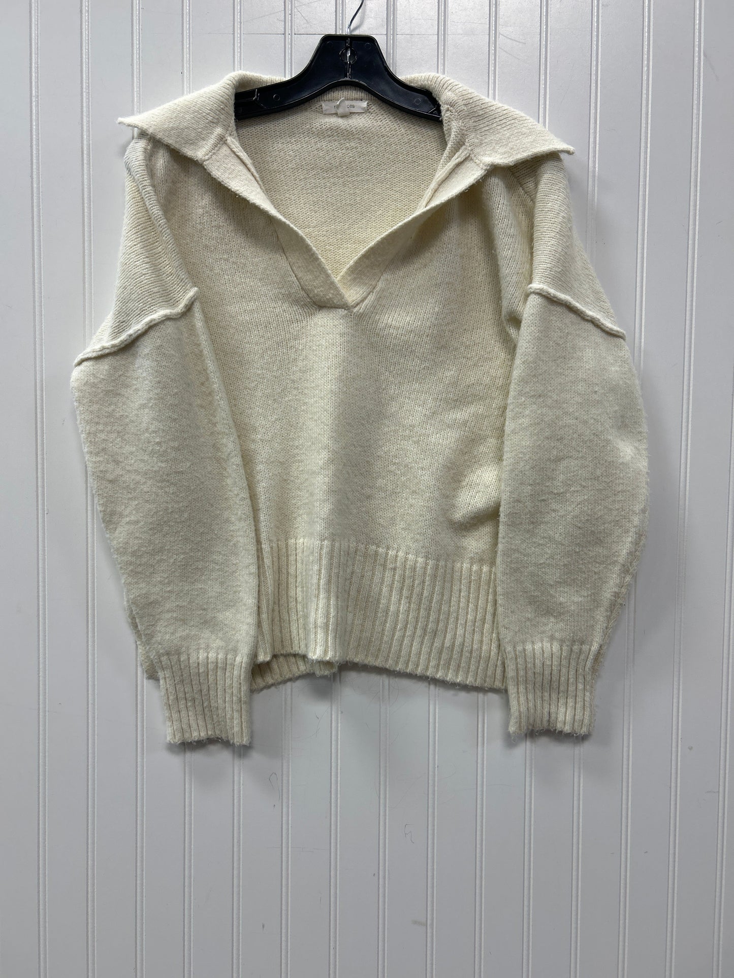 Sweater By Maurices In Cream, Size:L