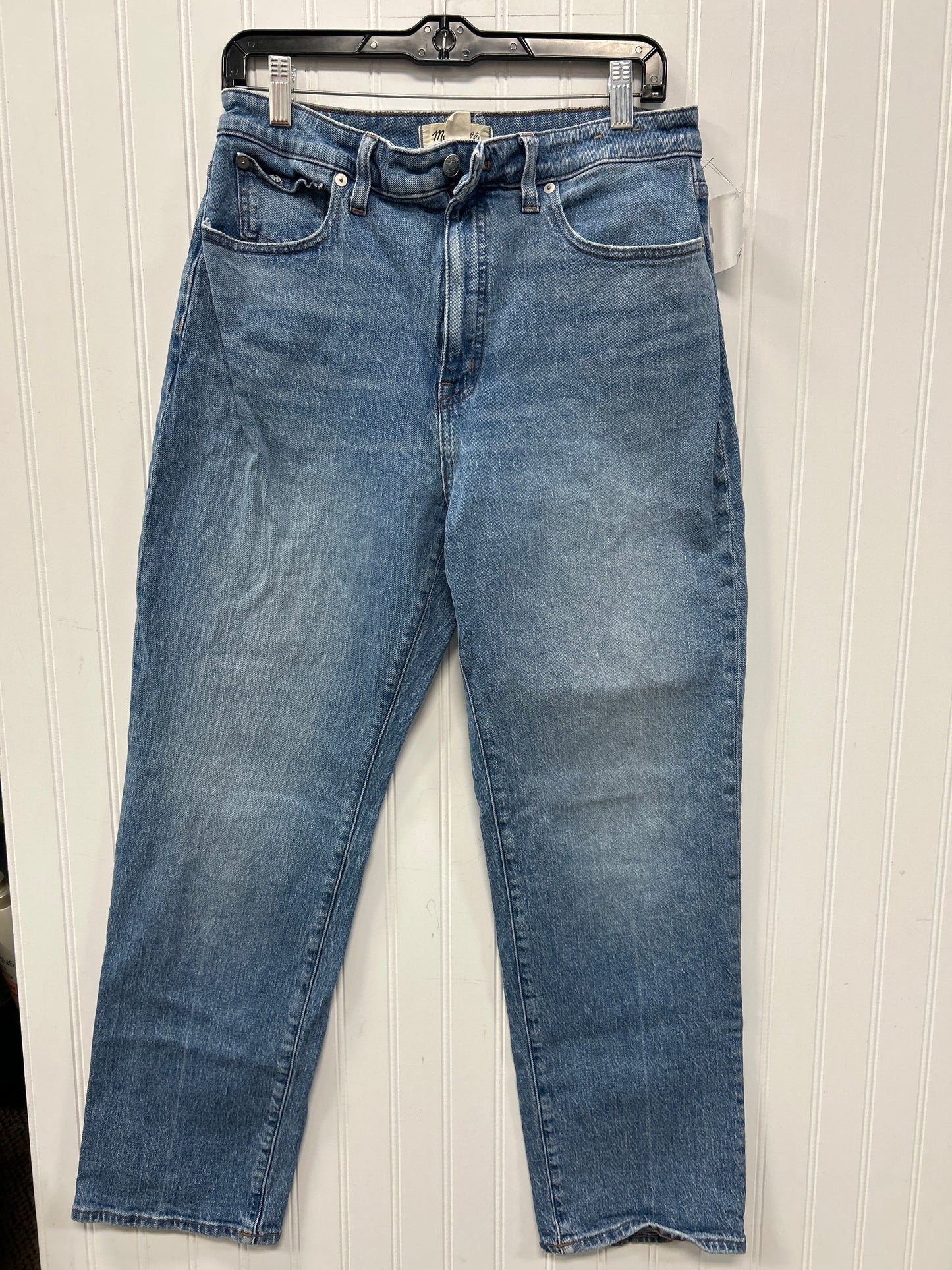 Jeans Straight By Madewell In Blue Denim, Size:6